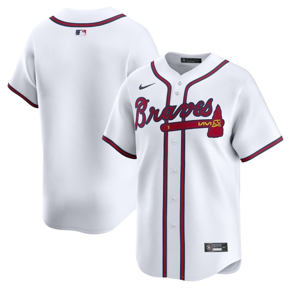 Nike Atlanta Braves White Home Baseball Jersey